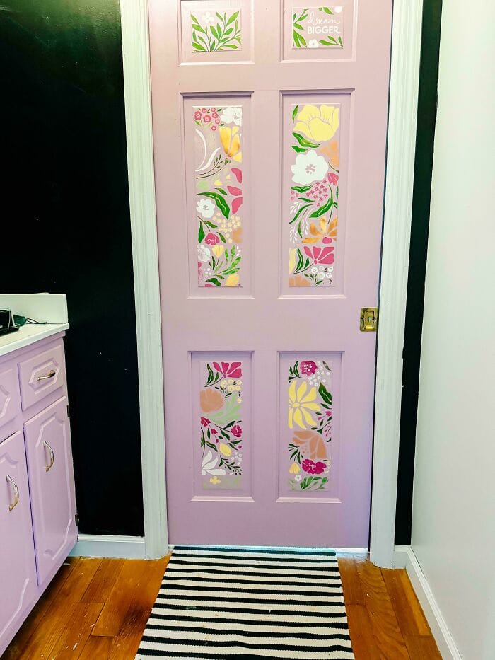 I Painted My Powder Room Door