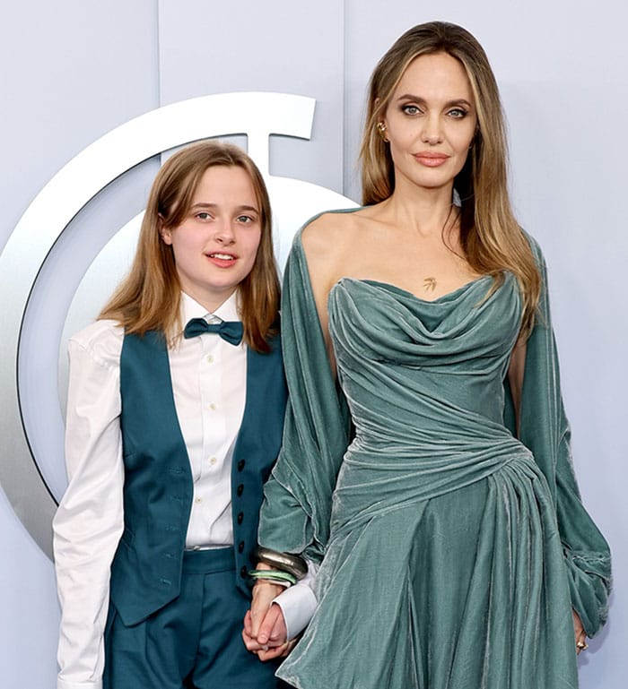 Angelina Jolie and her 16-year-old daughter Vivienne shared a unique mother-daughter moment that left the internet divided