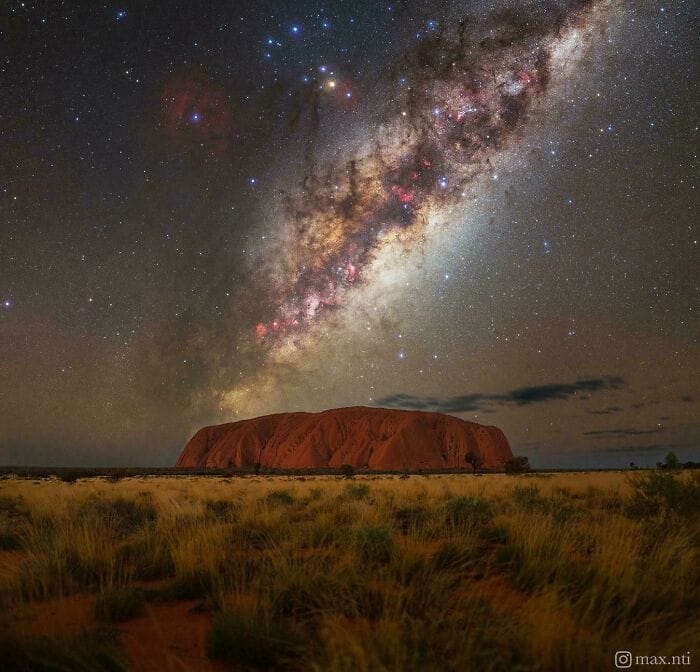 The Milky Way Core Above Uluru